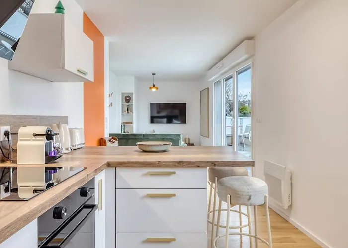 Апартаменты Les Mathurins F2 Unique Terrasse Parking Et Sport Руан